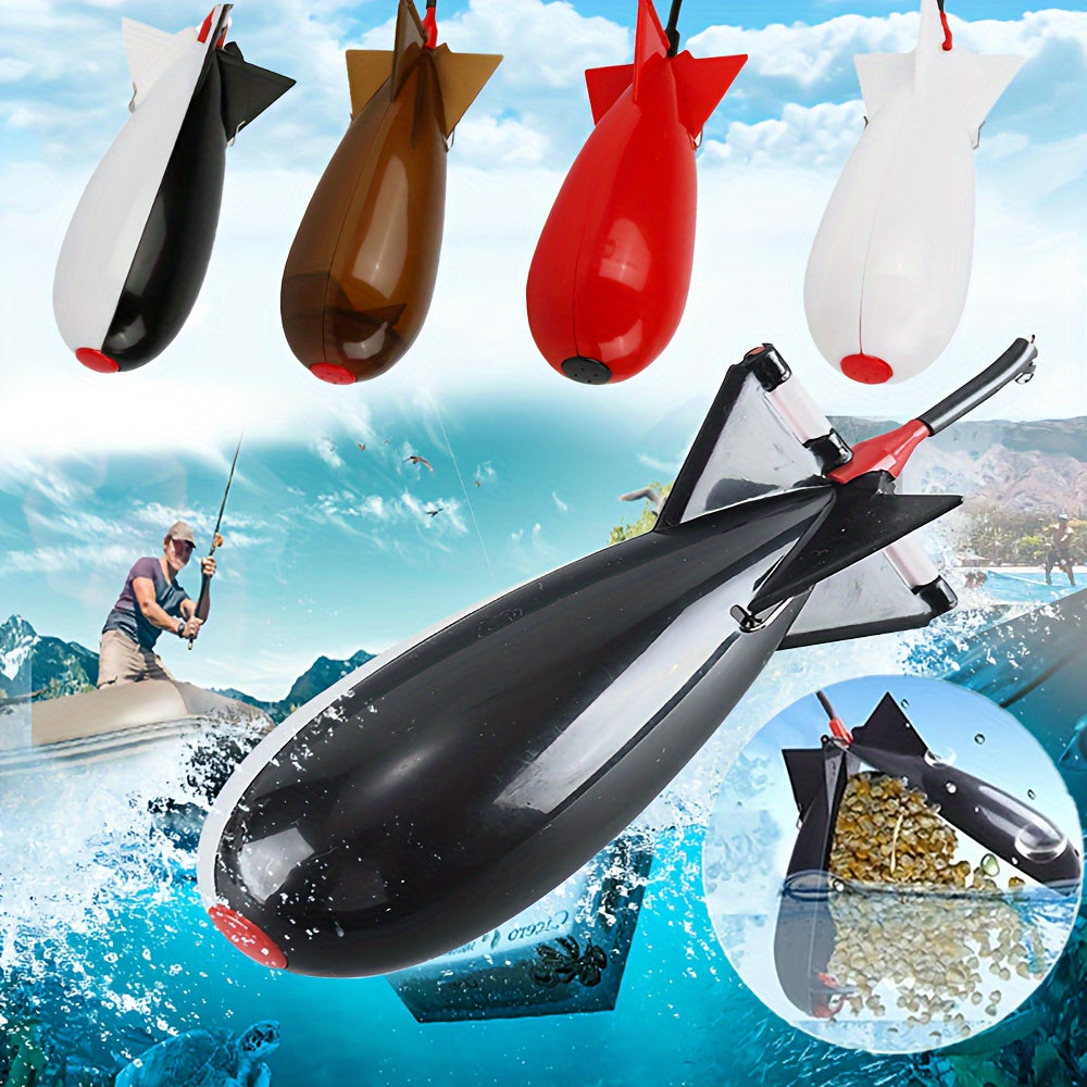 Rocket Shaped Fishing Feeder Bait Holder - Carp Fishing