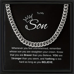 Hip Hop Style Chain Necklace Decorative Accessories for Son