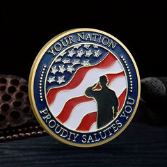 American Flag Challenge Coin Great Gift for Kids