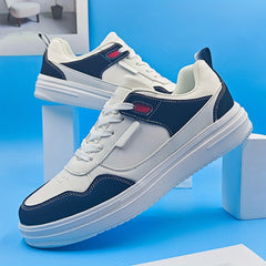Women's Contrast Skate Shoes Lace Up Low Top Sneakers