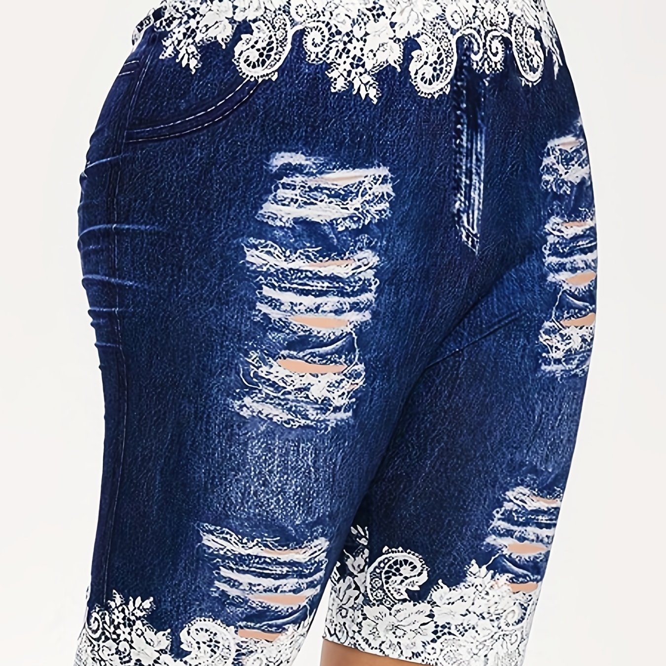 Graphic Print High Waist Shorts for Women