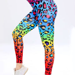 Leopard Print Yoga Pants High Waist Slimming Leggings