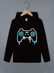 Tie Dye Smile Face Boys Hooded Sweatshirt
