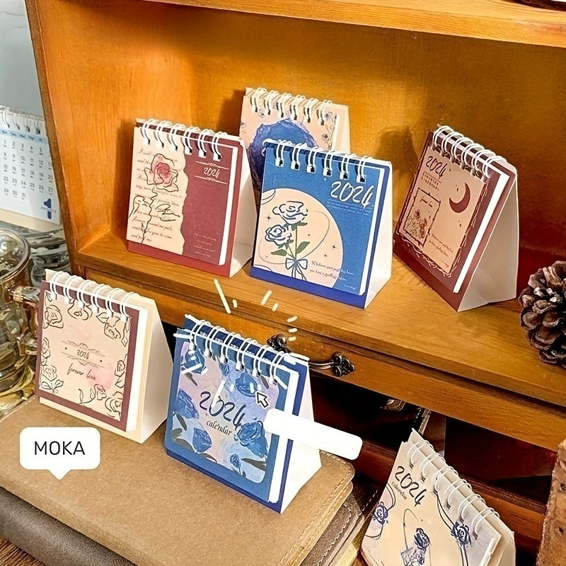 Mini Desk Calendar Decoration Card Student Small Desk Calendar