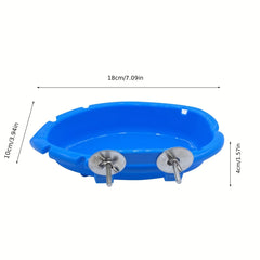 Hanging Bird Bath Tub for Parrots - Fun and Hygienic Bathing Experience
