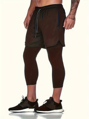 Men's Quick Drying Compression Leggings for Gym Running