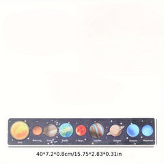 Wooden Solar System Puzzle Matching Board Educational Toy