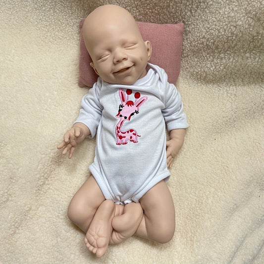 Realistic Silicone Youngsters Girl Doll Flexible Poseable & Washable Unpainted