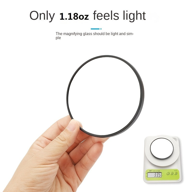 15X Magnification Mirror with Suction Cup for Travel and Grooming
