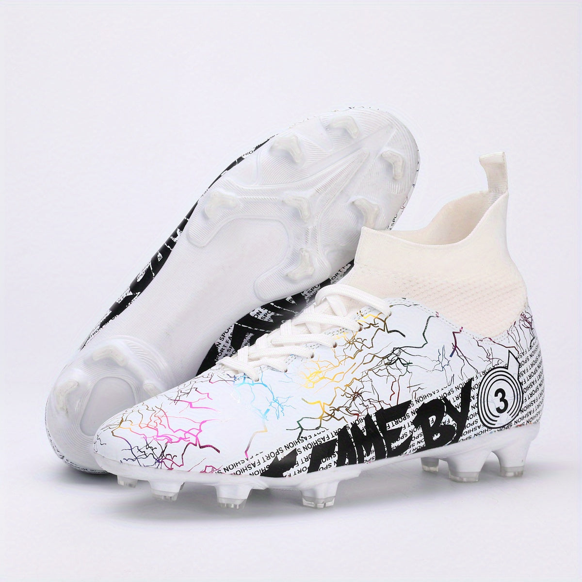Men's Non Slip Soccer Shoes Outdoor Football Shoes Lightweight Breathable Cleats
