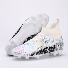 Men's Non Slip Soccer Shoes Outdoor Football Shoes Lightweight Breathable Cleats