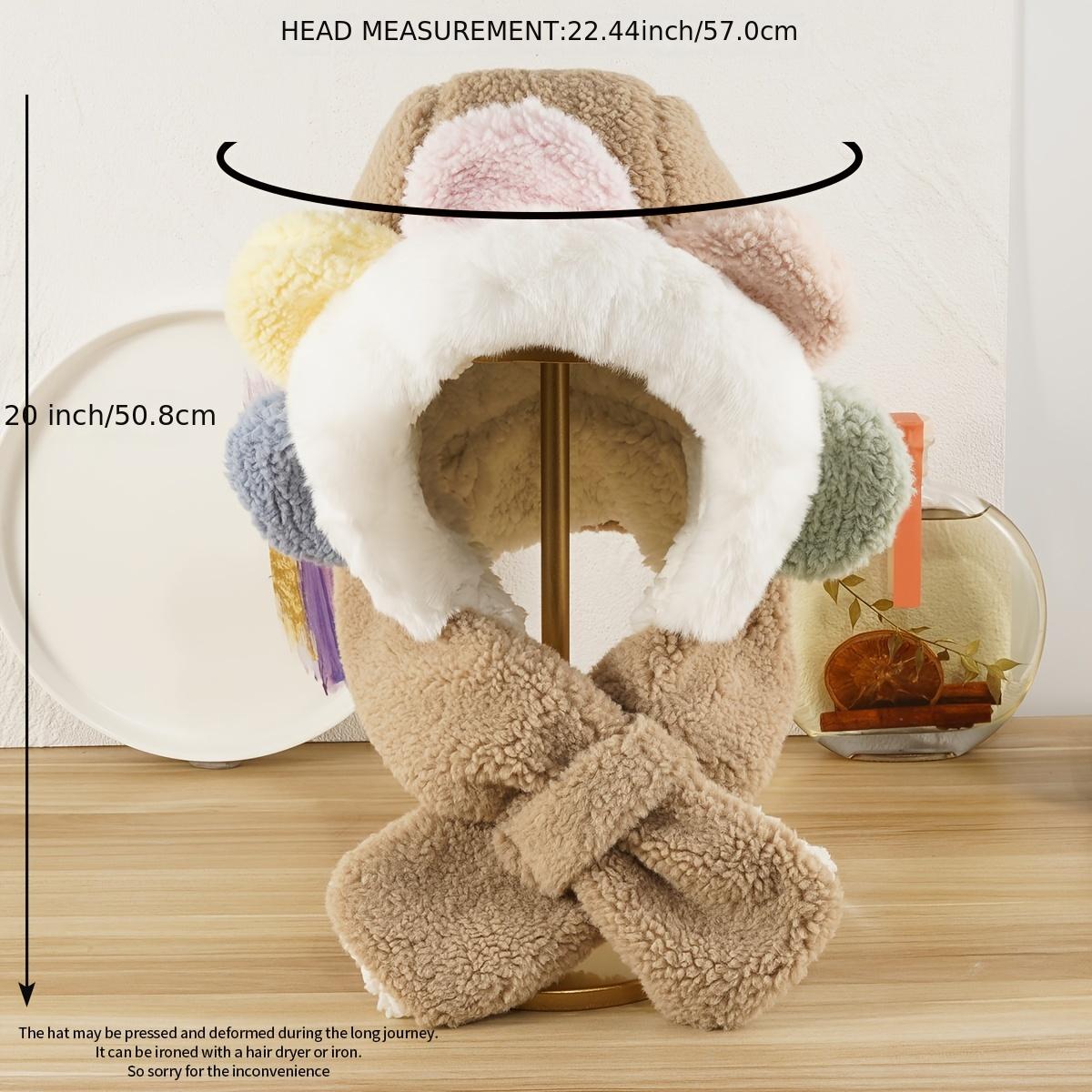 Cartoon Plush Ear Winter Hat for Toddler