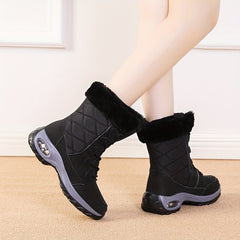 Women's Snow Boots with Air Cushion & Thermal Insulation