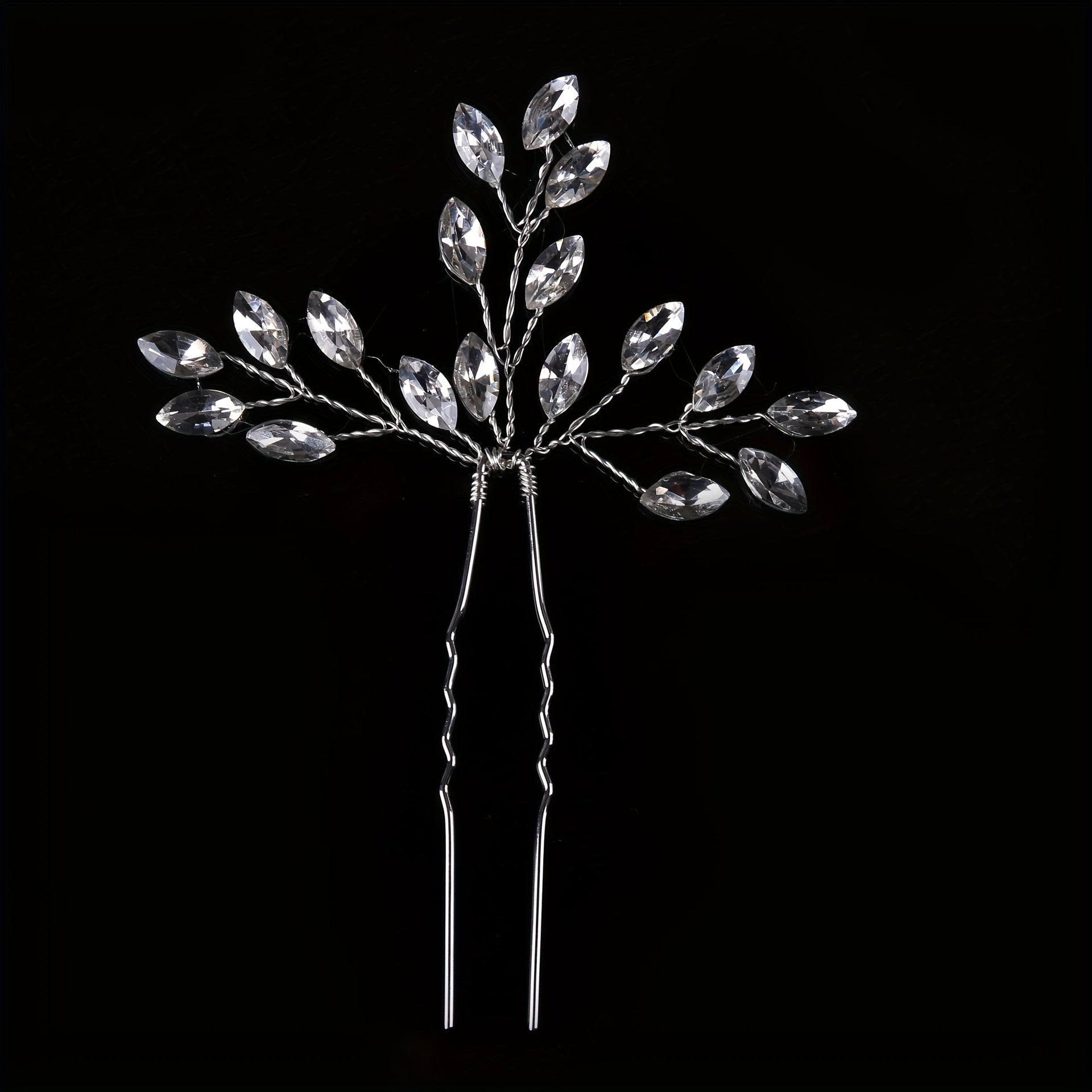 Crystal Hair Pins U-shaped Hairpin Wedding Hair Accessories