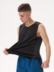 Men's Sleeveless Tank Top Moisture Wicking Breathable Active Outdoor