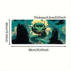 Dragon Mouse Pad for Gamers and Office Workers - Bold and Aggressive Design