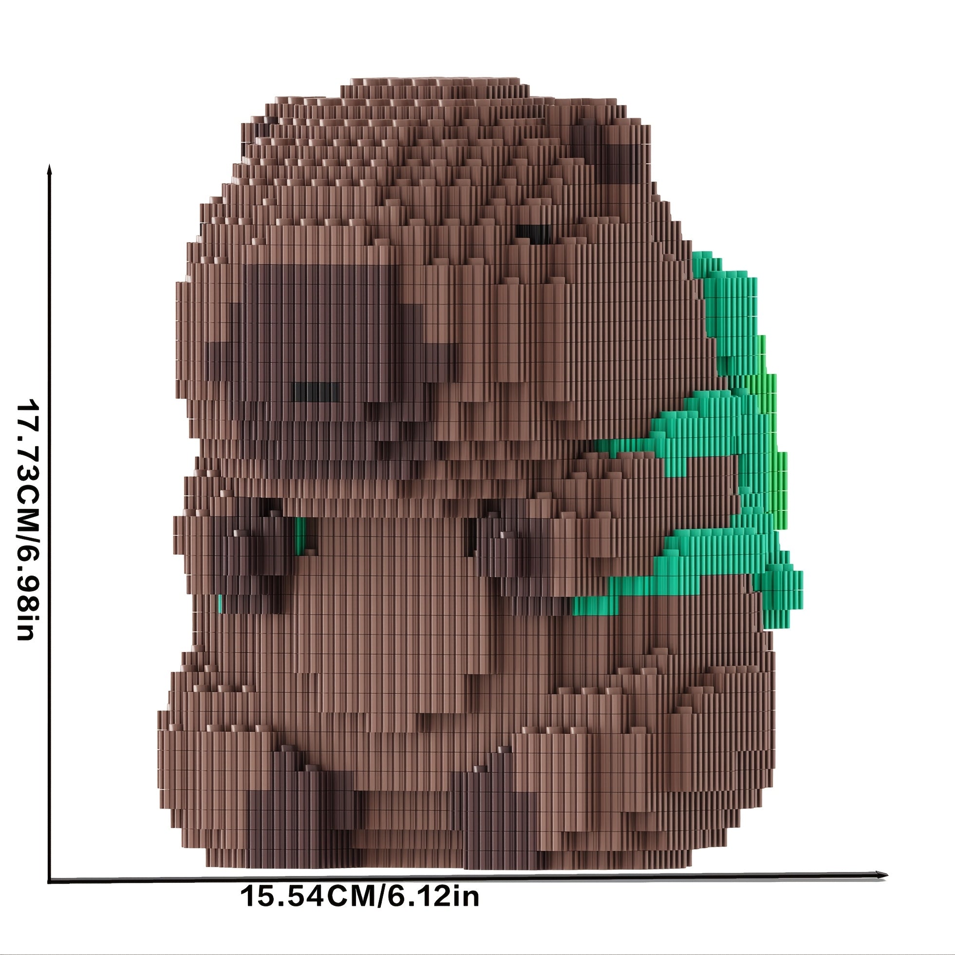 Capybara Backpack Building Blocks 5102pcs Lovely Gift Room Decoration