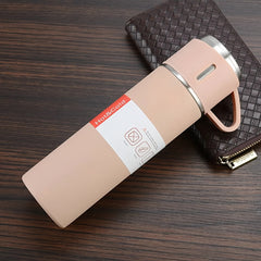 Stainless Steel Insulated Water Bottle, Leakproof, 3-In-1 Design