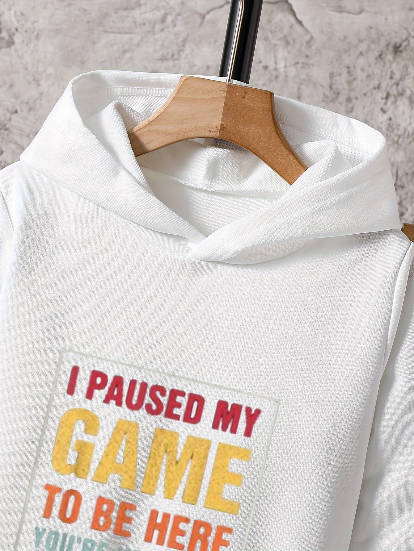 Boys Hooded Sweatshirt & Sweatpants Set, Size 2pcs, Outdoor Clothes