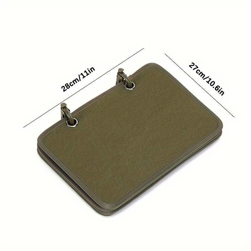 4 Pages Patch Booklet Organizer with D Ring