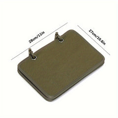 4 Pages Patch Booklet Organizer with D Ring