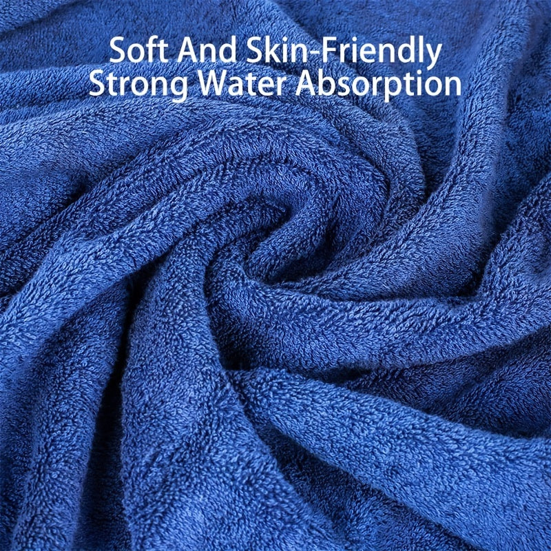 70x35in Thick Bath Sheet Towel Strong Absorption Soft Cotton 21 Yarns