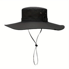 Waterproof Fishing Hat with Large Brim, Outdoor Sunscreen Cap