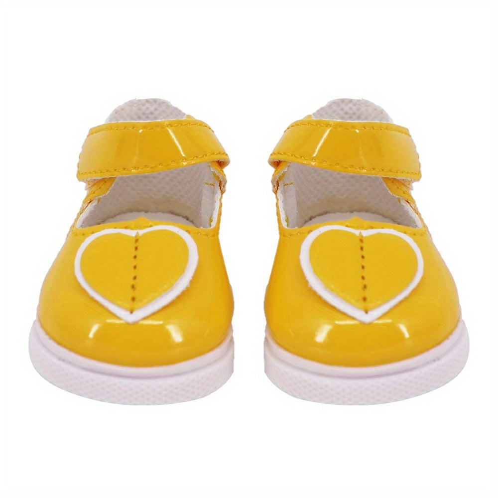 45 72cm Doll Love Pattern Leather Shoes Direct Sales