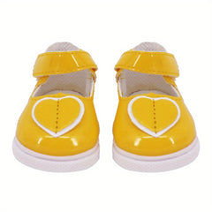 45 72cm Doll Love Pattern Leather Shoes Direct Sales