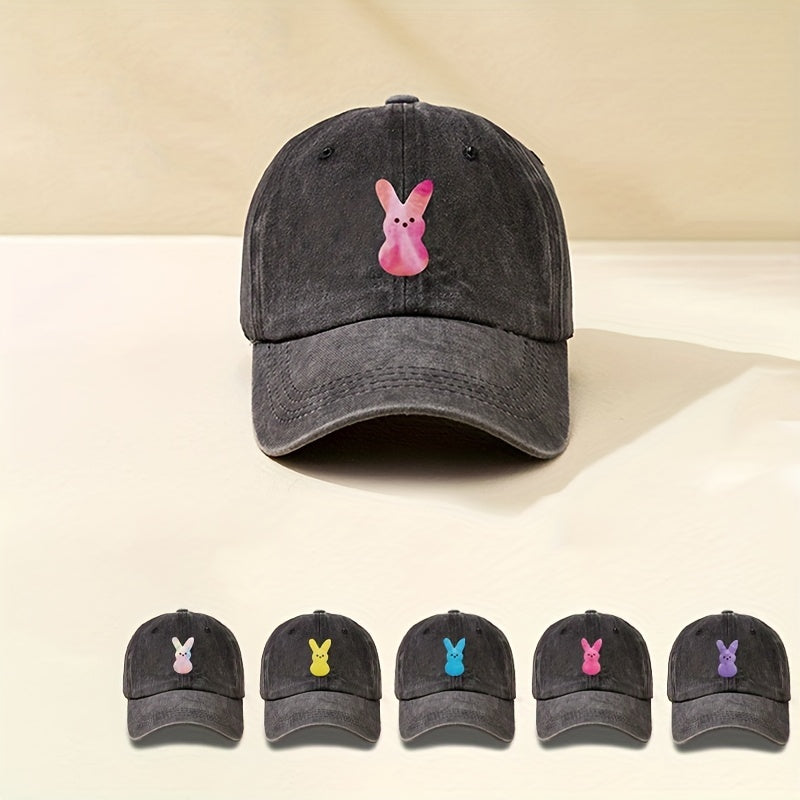 Easter Bunny Plush Doll Baseball Cap for Women Men