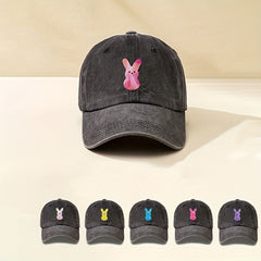 Easter Bunny Plush Doll Baseball Cap for Women Men
