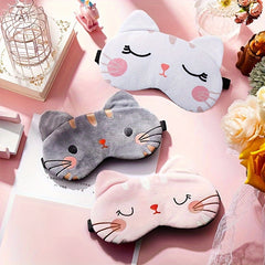 Cartoon Shaped Sleep Eye Mask Lightweight Blackout Blindfolds