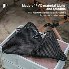 Durable Triangle Hanging Bag Mesh Hanging Basket Net