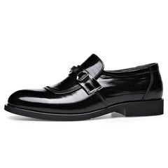 Formal Breathable Slip-On Derby Shoes for Wedding Business