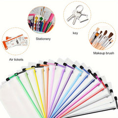 72pcs Pencil Pouch Bulk Mesh Zipper Pouch Pencil Case Bulk