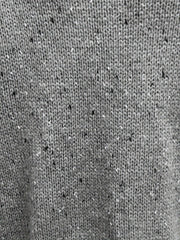 Casual Sweater Women's Plus Heathered Long Sleeve Round Neck Jumper