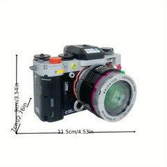 Retro Camera Assembly Kit Durable ABS Material Creative Gift for Adults