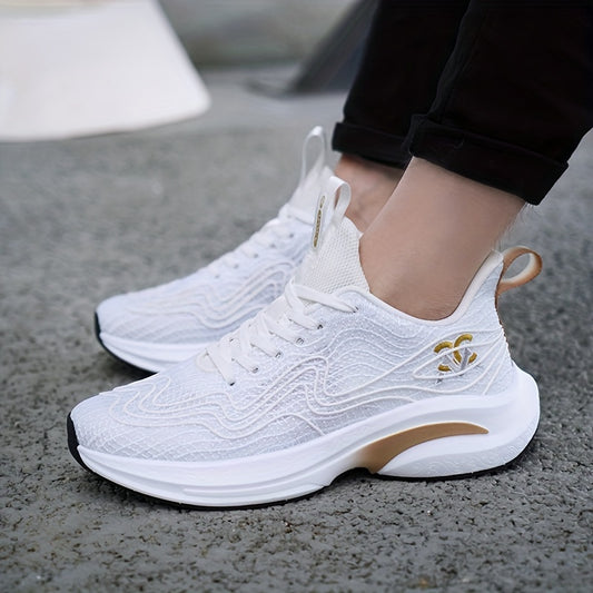 Marathon Shock Absorption Running Shoes Soft Sole Breathable Mesh Sneakers