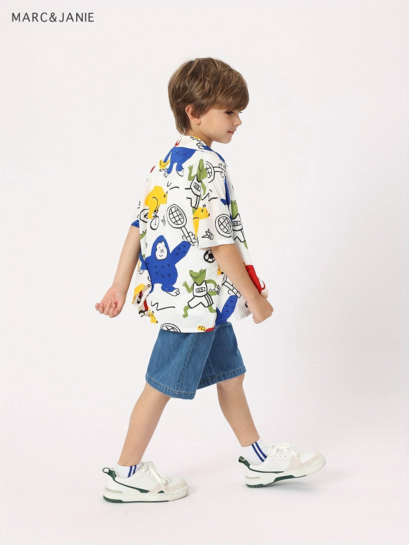 MARC&JANIE Boys Lightweight Mosquito-proof Shirt for Summer