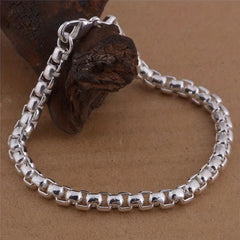 Minimalist Silver Bracelet Jewelry Girls Accessories