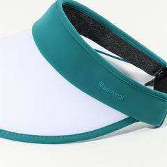 Dark Green Photochromic Visor Hat Lightweight PVC UV Protection Sun Hat