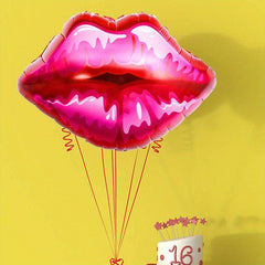 Red Lip Decor Balloon Party Decoration Balloon For Women