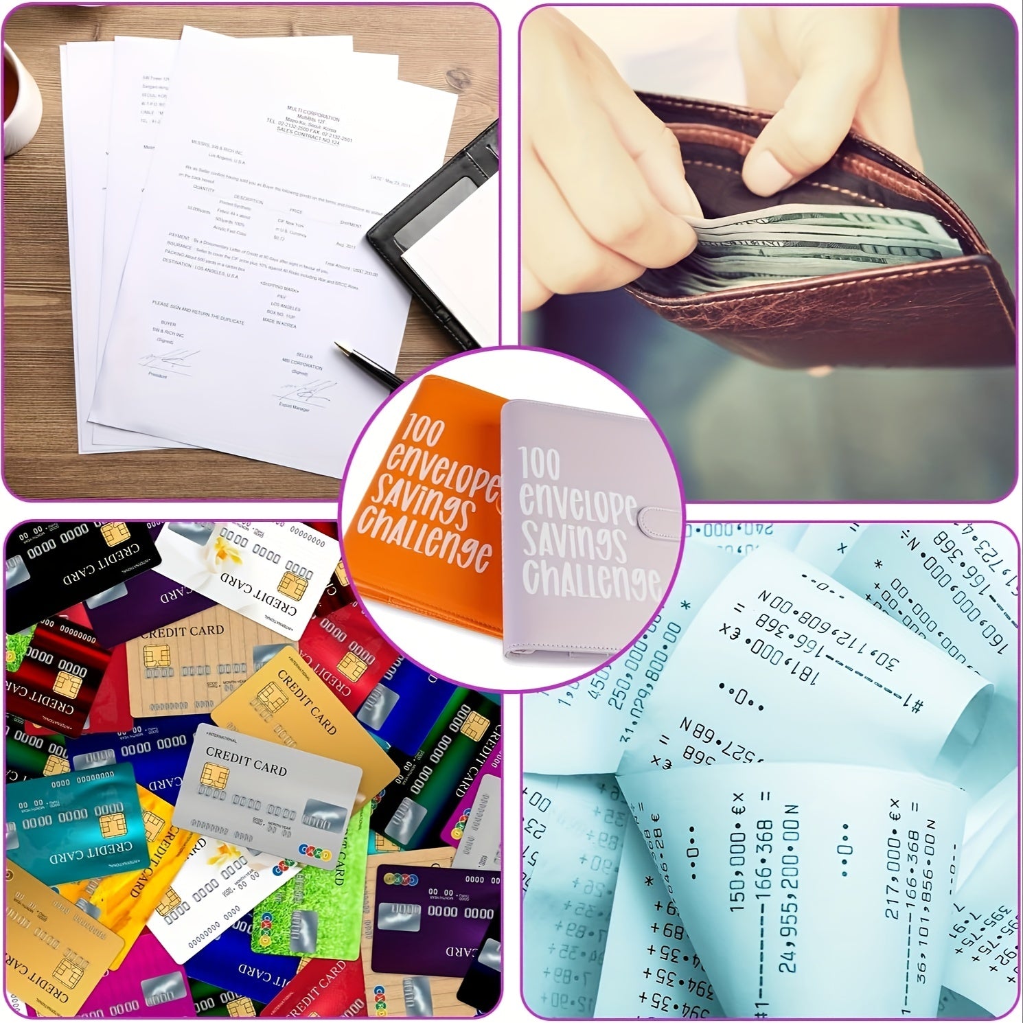 100 Envelopes Challenge Binder - Fun Way To Save $5,050