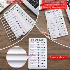 3pcs Reusable Daily Schedule & Chore Chart Checklist Board