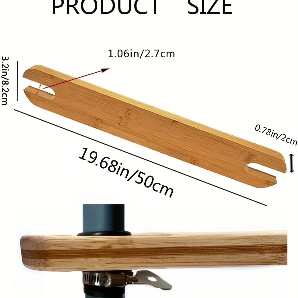 Adjustable Bamboo Baby High Chair with Footrest