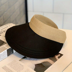 UV Protection Sun Visor Hat Wide Brim Lightweight Beach Hat