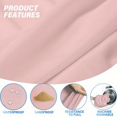 Large Beach Blanket Waterproof Sandproof Lightweight Mat