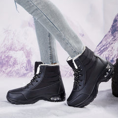 Plush Lined Thermal Furry Chunky Snow Boots