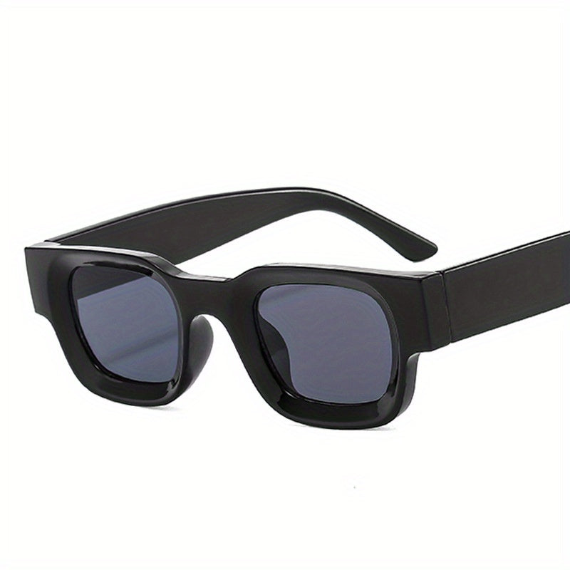 Men's Retro Rectangle Sunglasses Vintage Eyewear