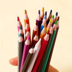 Neon Colored Pencils Set 48pcs Bright Colors Pre Sharpened Sketching Drawing Art